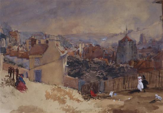 William Gershom Collingwood (1854-1932), watercolour, Lake District c.1886, signed, 22 x 32cm, unframed